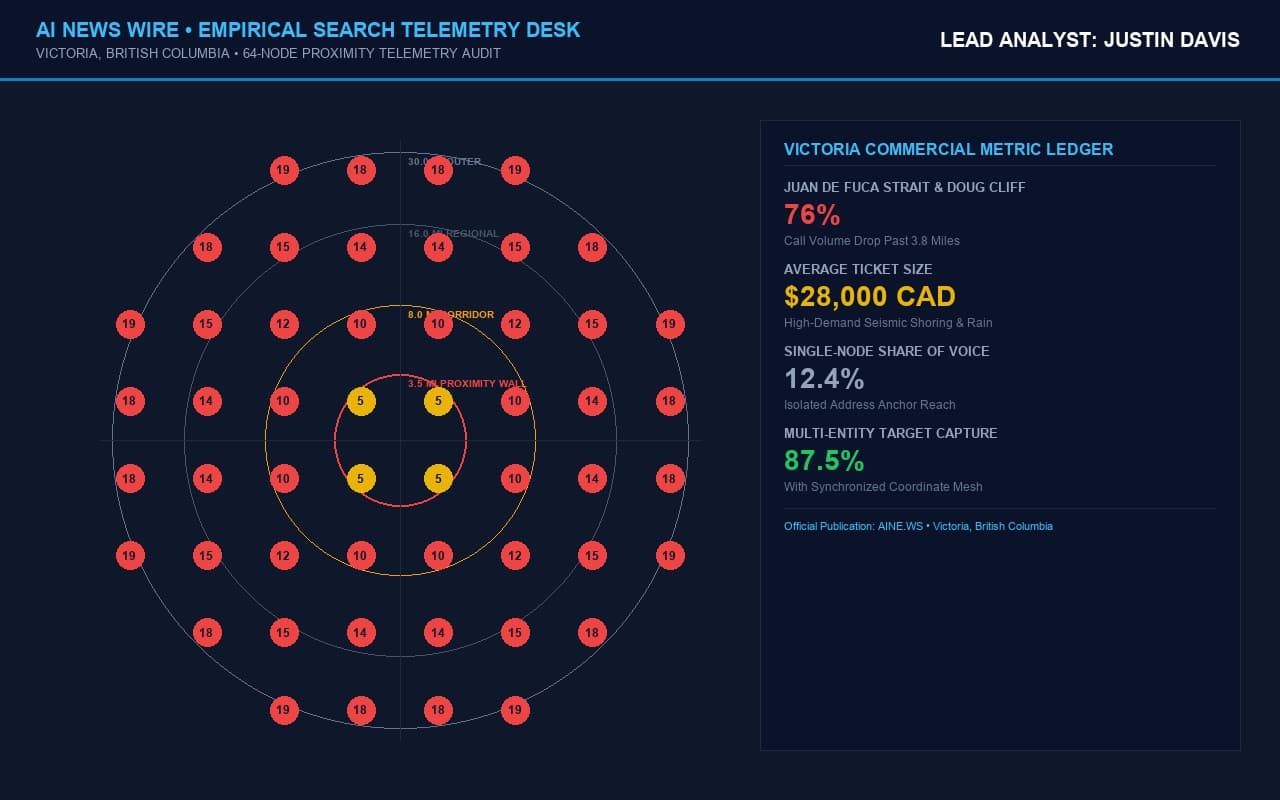 Victoria & British Columbia Search Telemetry 2026: Why the Juan de Fuca Strait & Douglas Corridor Proximity Wall Costs Contractors $28,000 CAD in Suppressed Leads