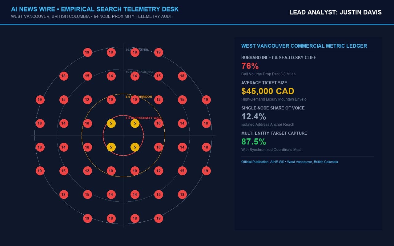 West Vancouver & British Columbia Search Telemetry 2026: Why the Burrard Inlet & Sea-to-Sky Highway Proximity Wall Costs Contractors $45,000 CAD in Suppressed Leads